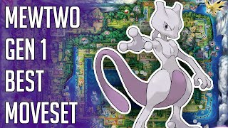 Mewtwo Gen 1 Best Moveset  Mewtwo Best Moveset Pokemon Red Blue Yellow Version Guide [upl. by Dareen]