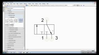 FluidSIM 5 pneumatics  a recording from lab [upl. by Ahsekan]