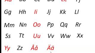 s 6 Språkvägen A Alfabetet [upl. by Anirpas]