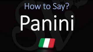 How to Pronounce Panini CORRECTLY Italian Pronunciation [upl. by Sorac]