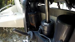 Yamaha Outboard Trim Tilt Motor Replacement [upl. by Akaya819]