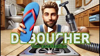 🛁ASTUCE  DÉBOUCHER UNE CANALISATION PAR ASPIRATION [upl. by Bigner]