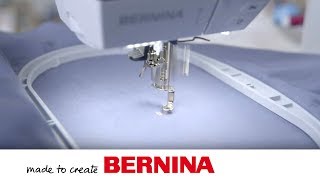 Erste Schritte beim Sticken  Stickmaschine  Nähmaschine  BERNINA [upl. by Seilenna719]