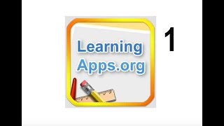 LearningappsTutorial 1 [upl. by Oad]