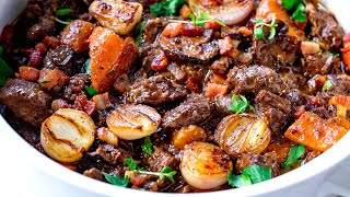 Beef Bourguignon  Slow Cooked to Perfection [upl. by Jew]