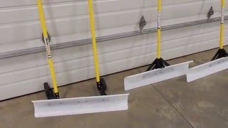 quotTHE SNOWPLOWquot Snow Shovel 48 inch amp 36 inch overview comparison [upl. by Anstus]