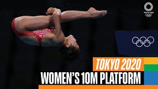 Womens 10m platform diving final  Tokyo Replays [upl. by Aerehs]