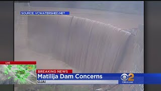 Mandatory Evacuations In Effect Around Matilija Dam In Ojai [upl. by Elleinet]