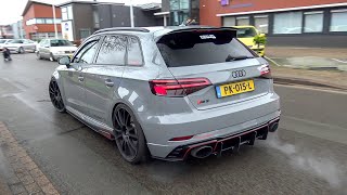 530HP Stage 2 Audi RS3 8V Sportback with Milltek Exhaust  LOUD Accelerations amp Revs [upl. by Alarick]