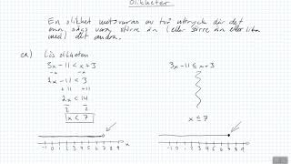 Matematik 1b och 1c Olikheter [upl. by Tergram]