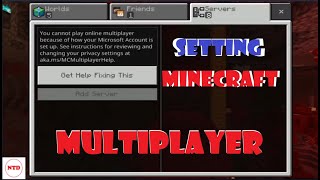 Setting Minecraft Multiplayer akamsMcMultiplayerHelp [upl. by Vanya723]