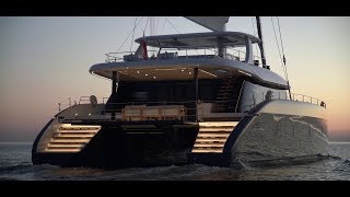 Sunreef 80 THE biggest catamaran 244m at the cannes 2018 boatshow [upl. by Geraldine]