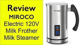 Review Miroco Milk Frother  How to make froth milk at home [upl. by Nichola]