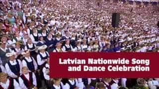 Latvian Nationwide Song and Dance Celebration [upl. by Grevera]