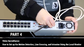 LTS Academy How to Set up the Motion Detection Line Crossing and Intrusion with the Local Monitor [upl. by Rosario343]