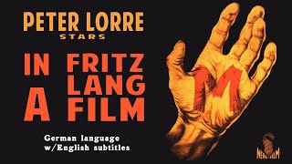 M  Full Movie  BampW  MysterySuspense  Fritz Lang  Peter Lorre  German with English subs 1931 [upl. by Sayette]