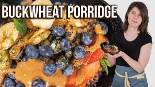 Buckwheat Porridge  Delicious Gluten Free Recipe [upl. by Lexine]