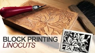 Block Printing  Linocuts [upl. by Daloris]