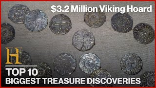 10 BIGGEST TREASURE DISCOVERIES  History Countdown [upl. by Ardnuasal]