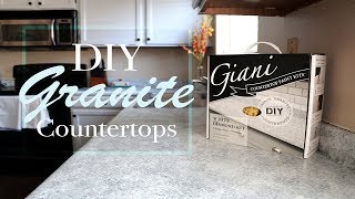 DIY Granite Countertop – Giani – How To Tutorial and Review with 3 Month Followup [upl. by Semadar738]