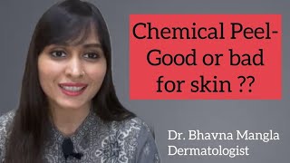 Chemical Peeling Before amp After  Chemical Peels  Acne Scar  Dr Bhavna [upl. by Franza]