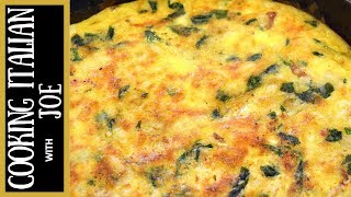 Italian Style Frittata  Cooking Italian with Joe [upl. by Reisch894]