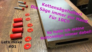 Let´s make 01 So baut man einen Kettensägehalter  Fabis Landlust [upl. by Yasmeen874]