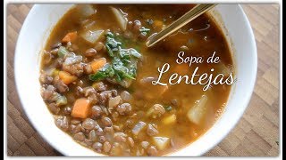 Sopa De Lentejas ∆ Cocina Peruana [upl. by Ylicec]