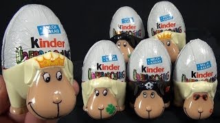 Kinder Überraschung  Oster Schafe mit Eierbecher Kinder Surprise [upl. by Lengel]