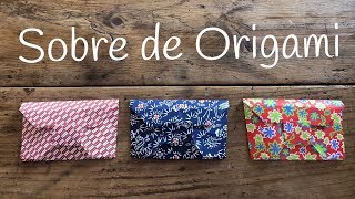 SOBRE de papel fácil  ORIGAMI fácil para NIÑOS [upl. by Lopes]