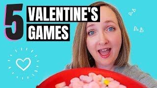 5 Valentines Day Party Games for Kids [upl. by Droc]