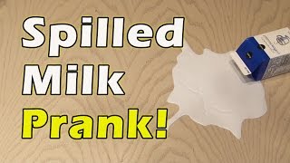 Spilled Milk Prank [upl. by Sidoeht]