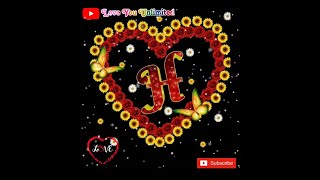 H letter love status  H love whatsapp status  h name status  Love You Unlimited [upl. by Hajin]