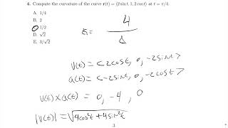 F2019 Exam 1 MA 261 [upl. by Warthman]