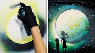 15 BRILLIANT ART IDEAS WITH SPRAY PAINT [upl. by Janene]