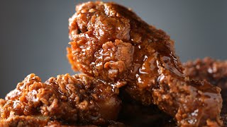 Crispy HoneyGlazed Fried Chicken [upl. by Elleron]