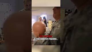 Military base active shooter scenario training‼️🤯 military army combat war [upl. by Siusan]