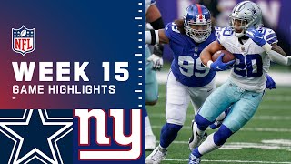 Cowboys vs Giants Week 15 Highlights  NFL 2021 [upl. by Jolyn]