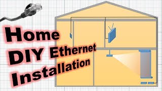 Installing Ethernet at Home 2 Floors 0 Problems [upl. by Sairu]