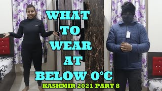 WHAT TO WEAR AT BELOW 0°C  WHAT TO WEAR IN SNOWY WEATHER  DECATHLON JACKET REVIEW  KASHMIR 2021 [upl. by Carmelia]