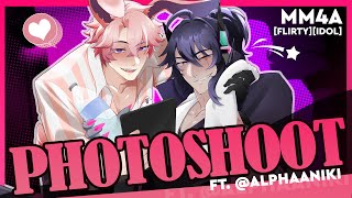 Photoshoot  ASMR RP  MM4A Flirty Idol ft AlphaAniki [upl. by Leroj]