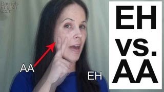 American English Pronunciation EH ɛ vs AA æ Vowels [upl. by Norreg]