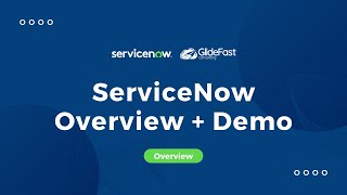 ServiceNow Overview and Demo [upl. by Alyssa]