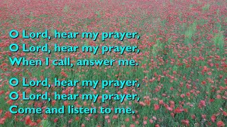 O Lord Hear My Prayer Taizé with lyrics for congregations [upl. by Sherrard]