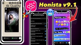 Honista v91 PRO settings amp features  Honista ios story settings  Honista iPhones story  Shadab [upl. by Searcy]