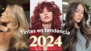 LAS TENDENCIAS DE COLOR 2024 🎀 CABELLO [upl. by Ginelle]