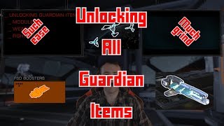 Unlocking all Guardian Items Easily in Elite Dangerous [upl. by Royall]