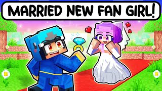 Omz MARRIED A NEW CRAZY FAN GIRL in Minecraft [upl. by Jonathan]