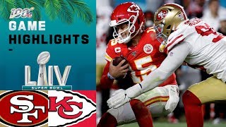 49ers vs Chiefs  Super Bowl LIV Game Highlights [upl. by Eellehs]