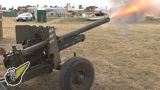 Artillery Firing WW2era 6pounder AntiTank [upl. by Odele]